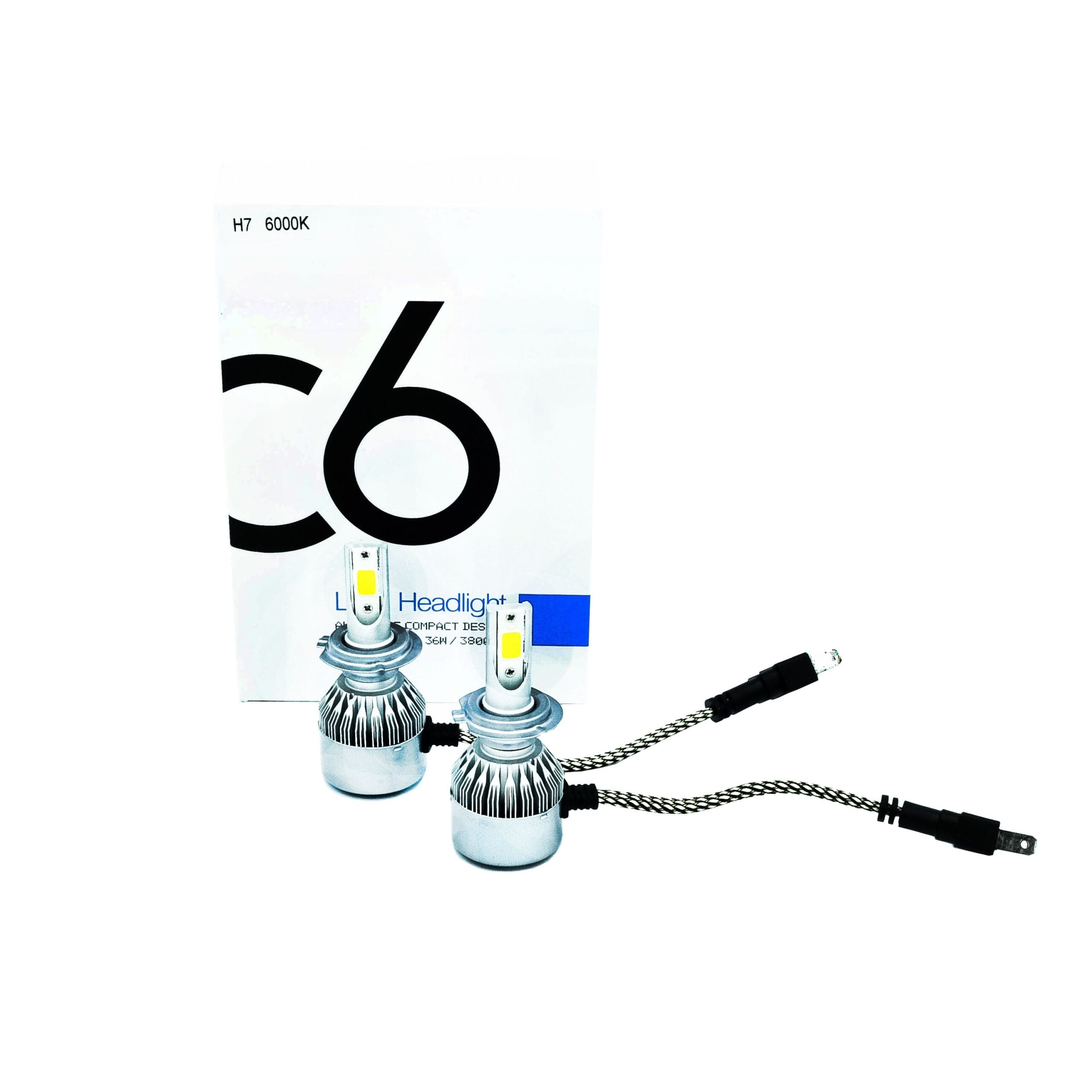 ДИОДНИ КРУШКИ C6 H7 - 36W / 3800LM /