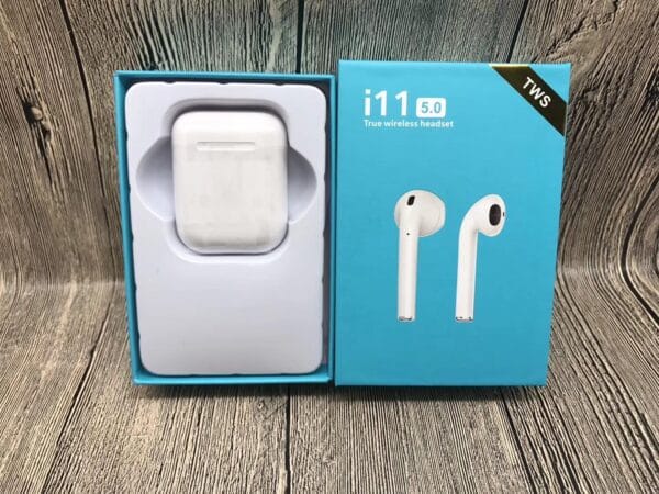 Безжични слушалки AirPods i11 TWS - със зареждащ кейс