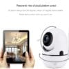 Wifi Смарт камера бебефон въртяща проследяваща FULL HD Wifi Смарт камера бебефон въртяща проследяваща FULL HD