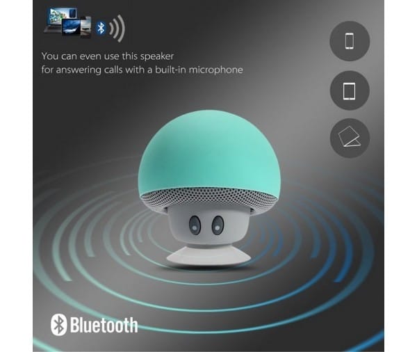 Мини Bluetooth колонка гъбка