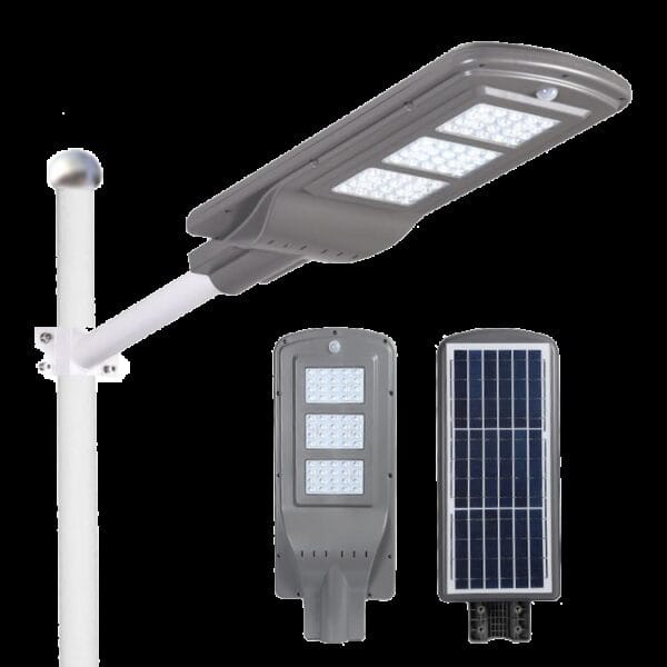 Соларна лампа 60W LED с Дистанционно All In One