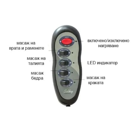 Масажна подложка за цялото тяло Massage Мат с дистанционно управление