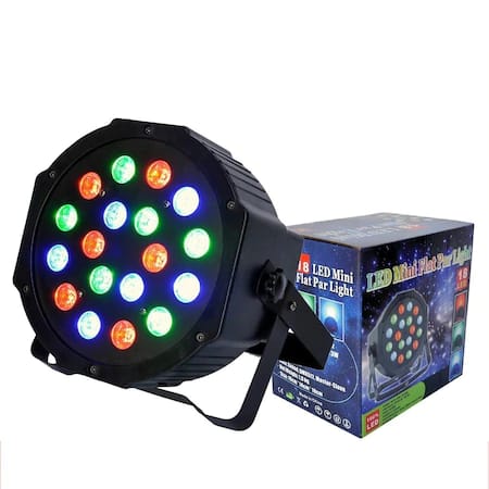 Лазер за украса LED Mini Flat Par Light OEM, 4 режима, 36 led