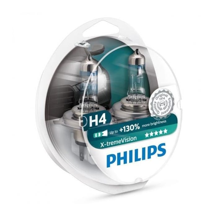 Philips X-tremeVision +130% H4 2бр/к-т