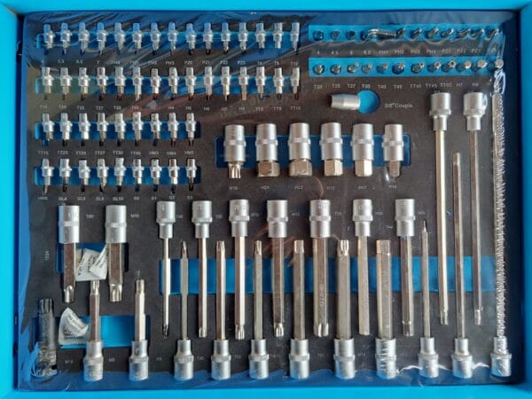 Немски Шкаф количка с инструменти 7 чекмеджета - 5 пълни StanWerk