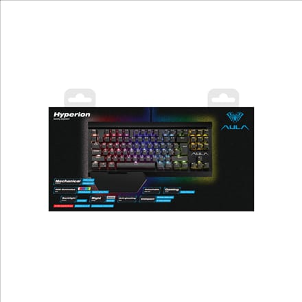 AULA HYPERION МЕХАНИЧНА КЛАВИАТУРА RGB, EN