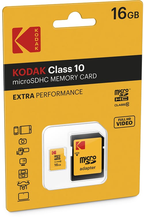 KODAK micro SDHC 16GB Class10 EXTRA
