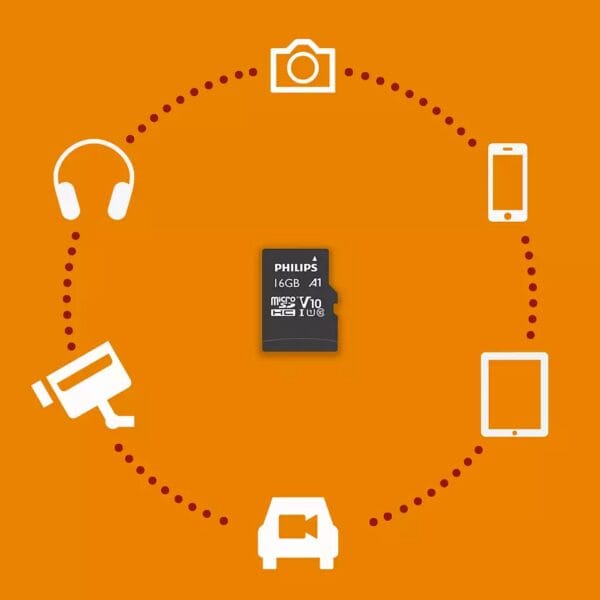 PHILIPS Micro SDHC 16GB Class10 85MB/s