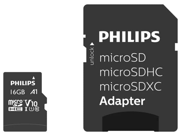 PHILIPS Micro SDHC 16GB Class10 85MB/s