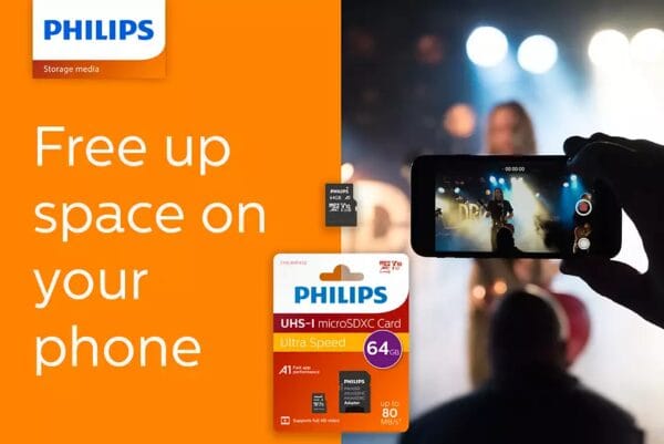 PHILIPS Micro SDXC 64GB Class10 85MB/s