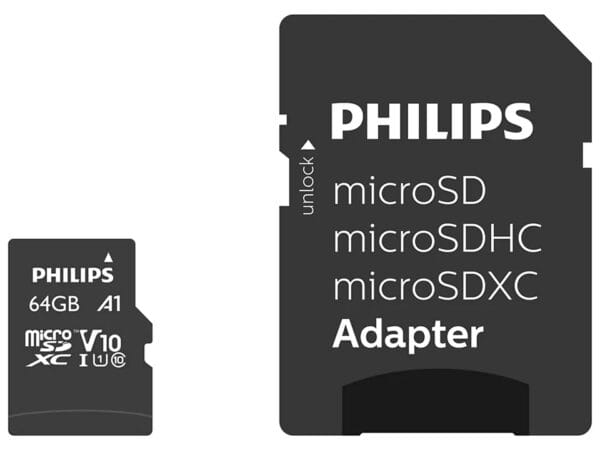 PHILIPS Micro SDXC 64GB Class10 85MB/s