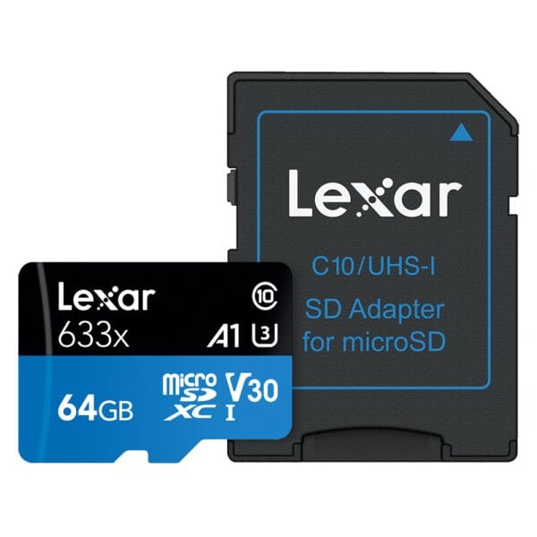 LEXAR® micro SDXC 64GB Class10 95/45 MB/s UHS I U3