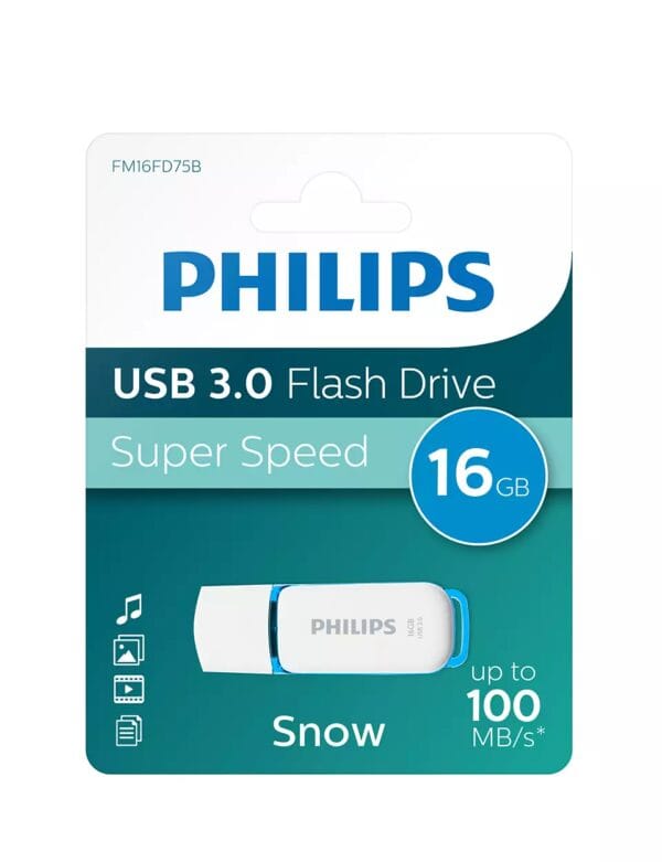 PHILIPS USB 3.1 16GB SNOW СИН