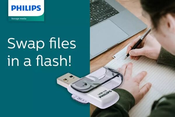 PHILIPS USB 2.0 32GB VIVID СИВ