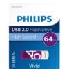 PHILIPS USB 2.0 64GB VIVID ЛИЛАВ PHILIPS USB 2.0 64GB VIVID ЛИЛАВ