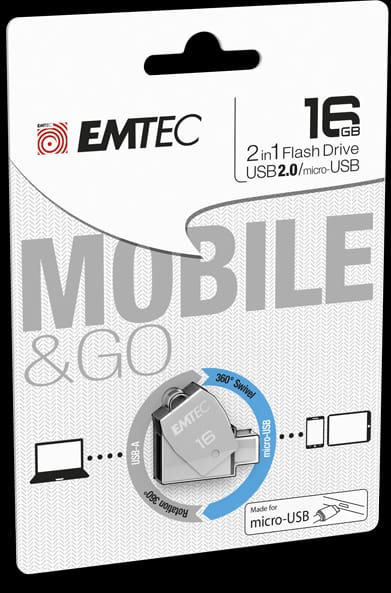 EMTEC USB 2.0 16GB Dual micro-USB T250