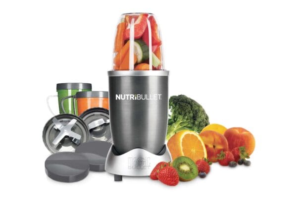 Комплект блендер NutriBullet PRO, 900W + Голяма чаша 700 мл + 2бр чаши 500 мл + 1бр чаша 300 мл Нутрибулет