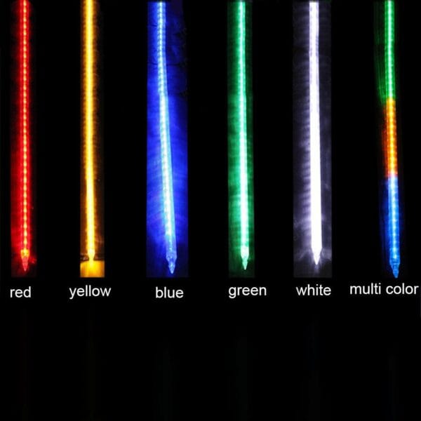 Висулки Падащ Сняг Разноцветни LED /диодни/ Коледни Лампички 50см.