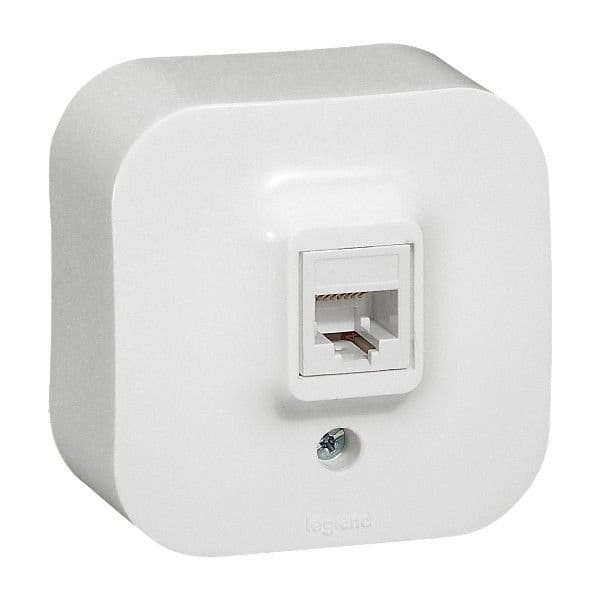 LEGRAND LGR FRX 782424 РОЗЕТКА RJ45 UTP КАТ.5Е ОТКРИТ МОНТАЖ IP21