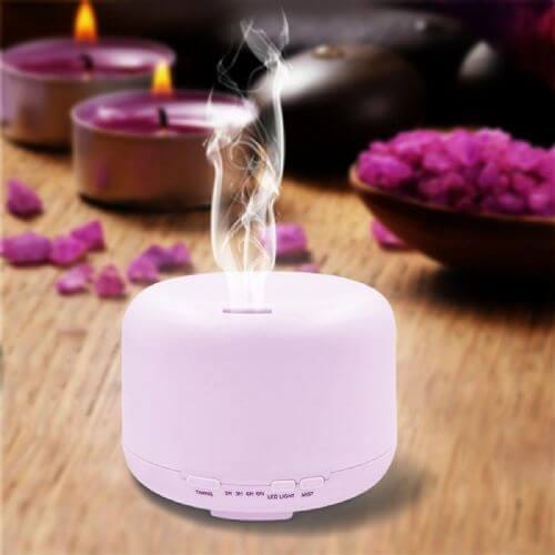 Aroma Diffuser Humidifier - дифузер и овлажнител за въздух с арома функция и LED лампа