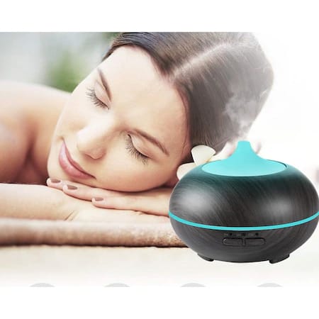 Арома дифузер за етерични масла ОВЛАЖНИТЕЛ ЗА ВЪЗДУХ тъмно дърво