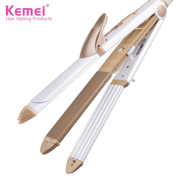 Комбинирана преса за коса Kemei 3 в 1 КМ-1213