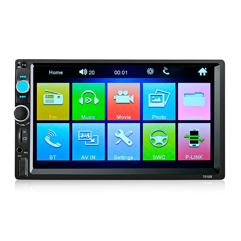Мултимедия 7010B 2DIN,Bluetooth V2.0 Автомобилен аудио видео плеър