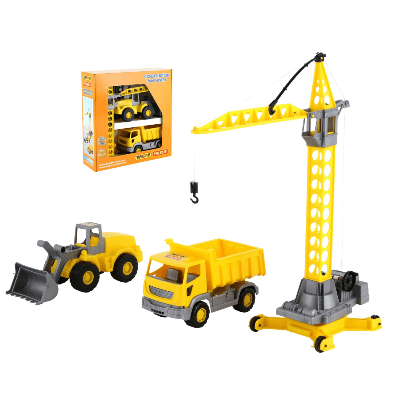 Polesie Toys Кран, Трактор и Камион - 57150